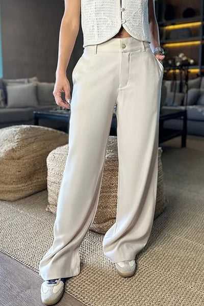 Drape Casual Suit Trousers