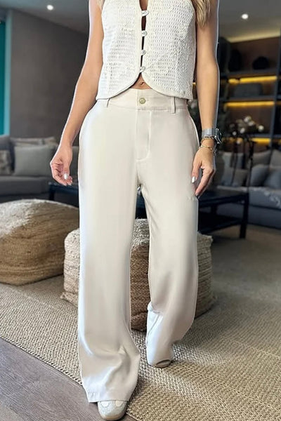 Drape Casual Suit Trousers