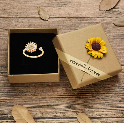 Spinning Sunflower Ring