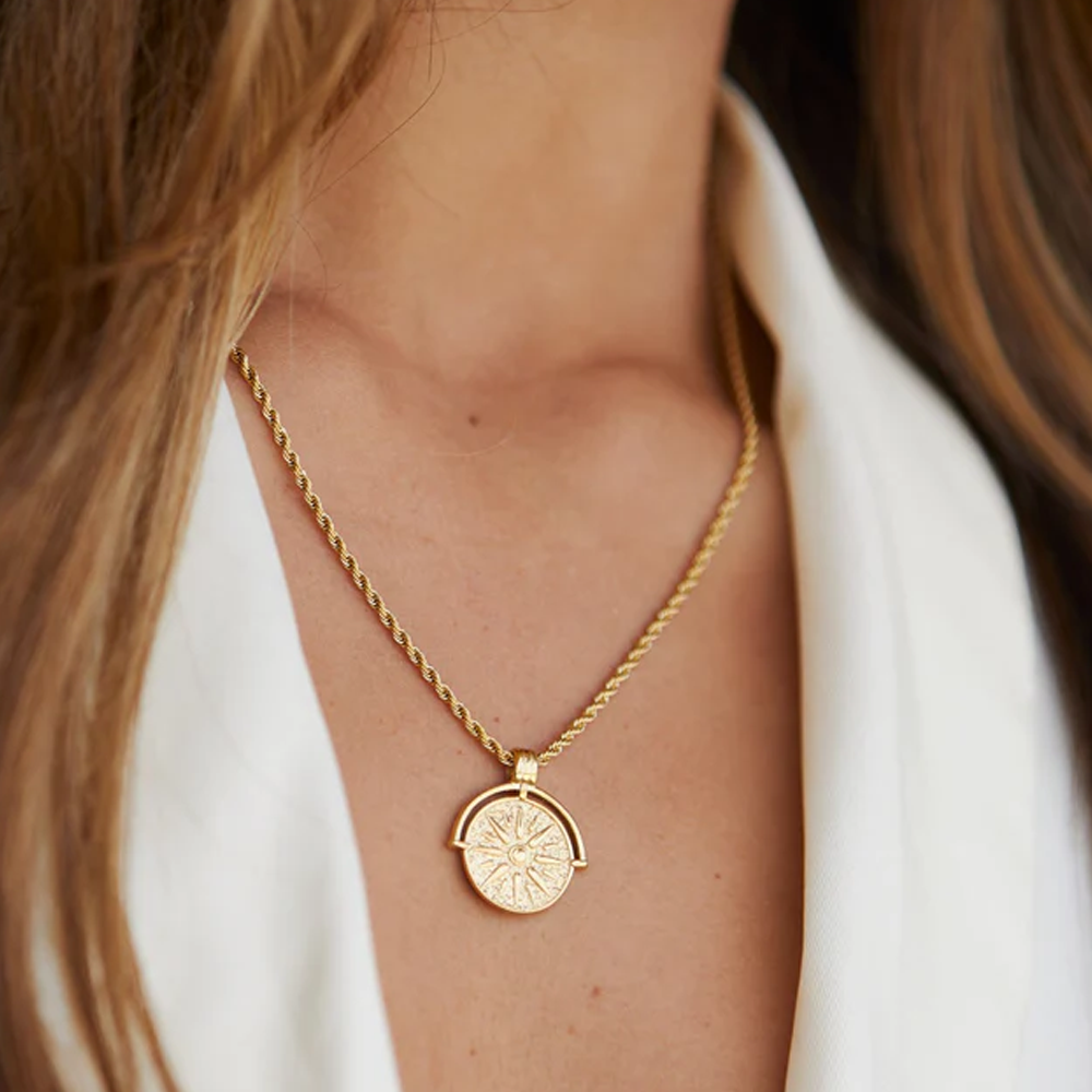 To My Daughter - Always Shine - Sun Necklace