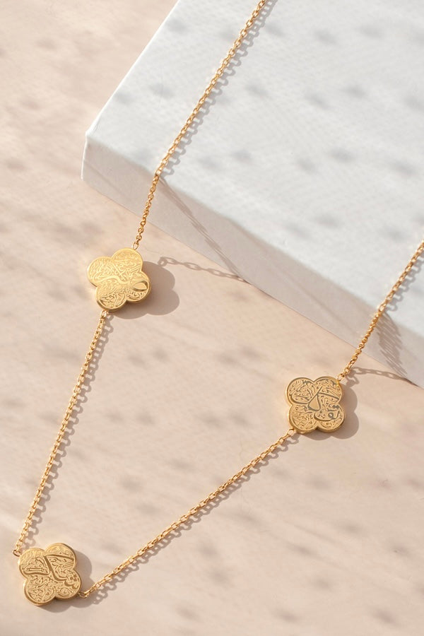 Patience, Gratitude & Trust Necklave