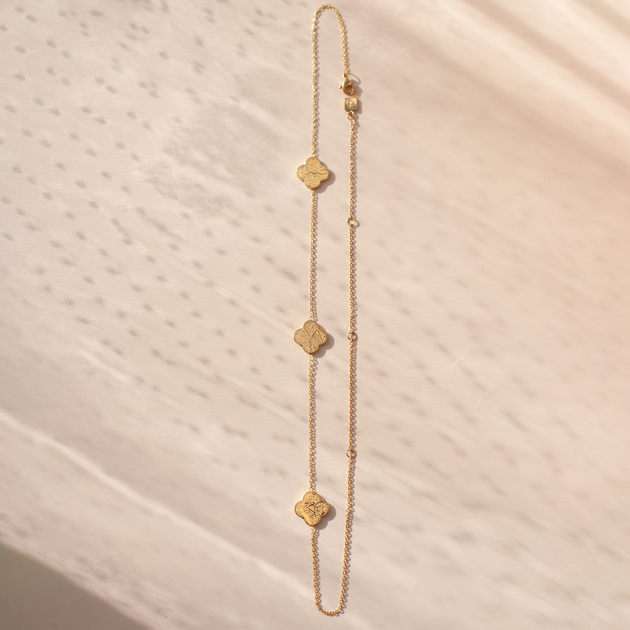 Patience, Gratitude & Trust Necklave