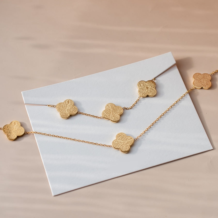 Patience, Gratitude & Trust Necklave