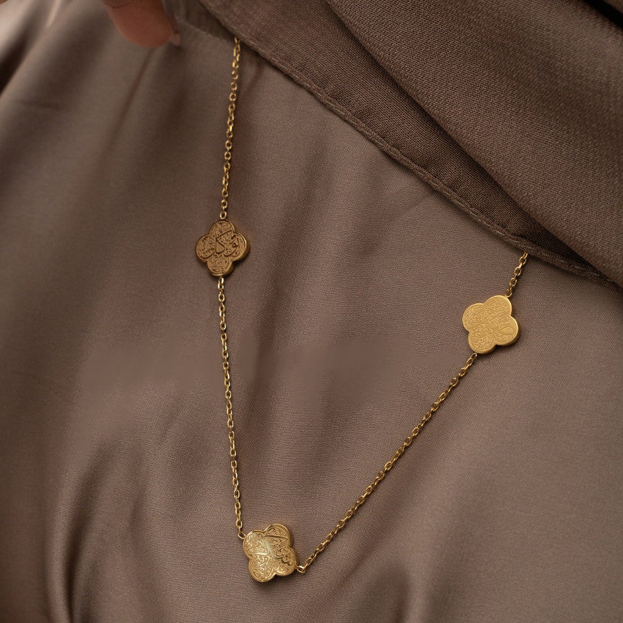 Patience, Gratitude & Trust Necklave