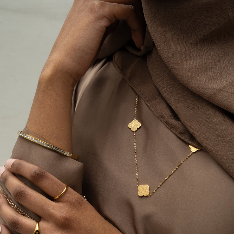 Patience, Gratitude & Trust Necklave