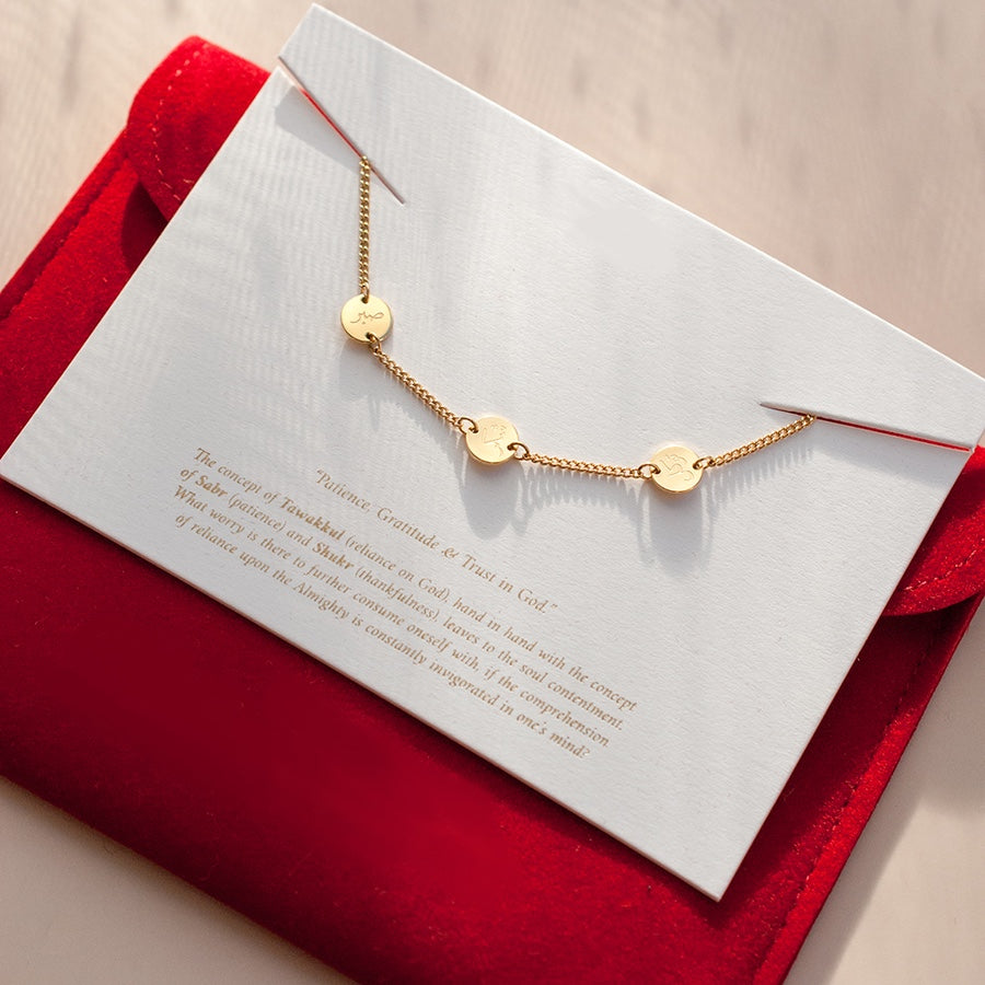 Happiness Bracelet | Patience, Gratitude & Trust in God