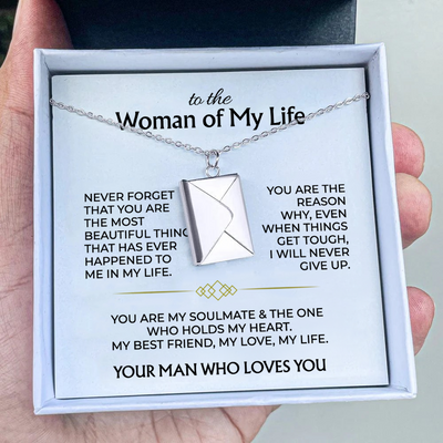 To the Love of My Life – Letter Necklace