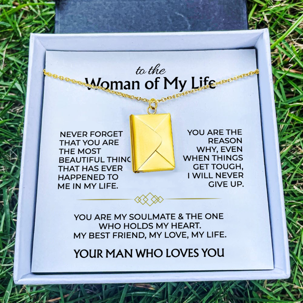 To the Love of My Life – Letter Necklace
