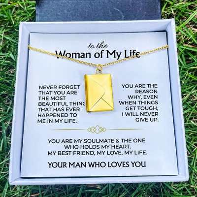 To the Love of My Life – Letter Necklace
