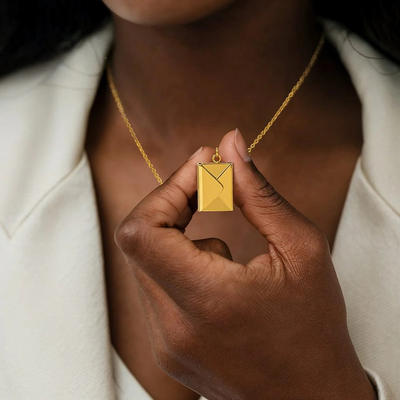 To the Love of My Life – Letter Necklace