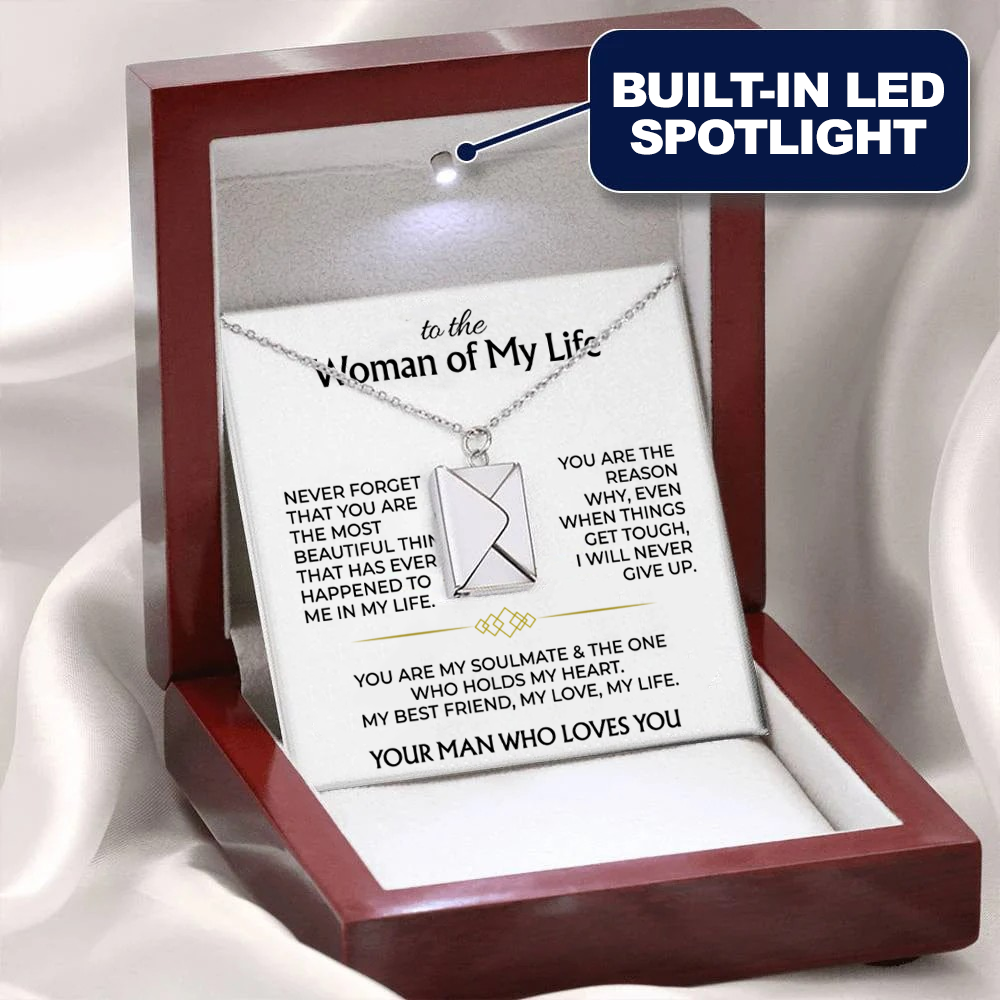 To the Love of My Life – Letter Necklace