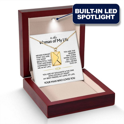 To the Love of My Life – Letter Necklace