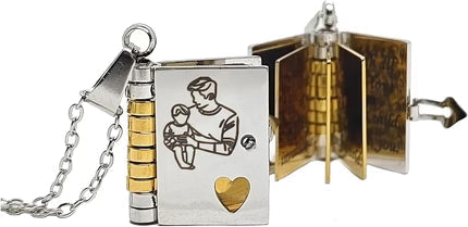 Father’s Treasured Book Necklace