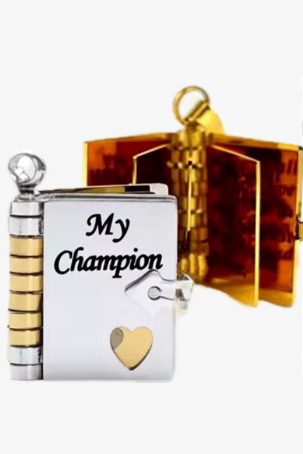 Son’s Champion Treasured Book Necklace