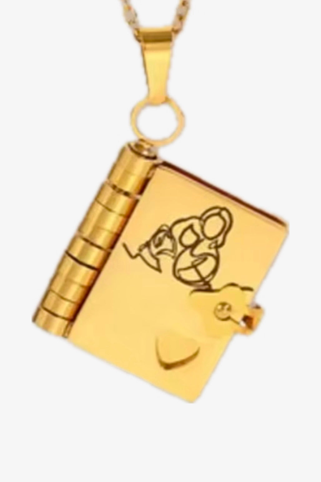 Granddaughter Treasured Book Necklace