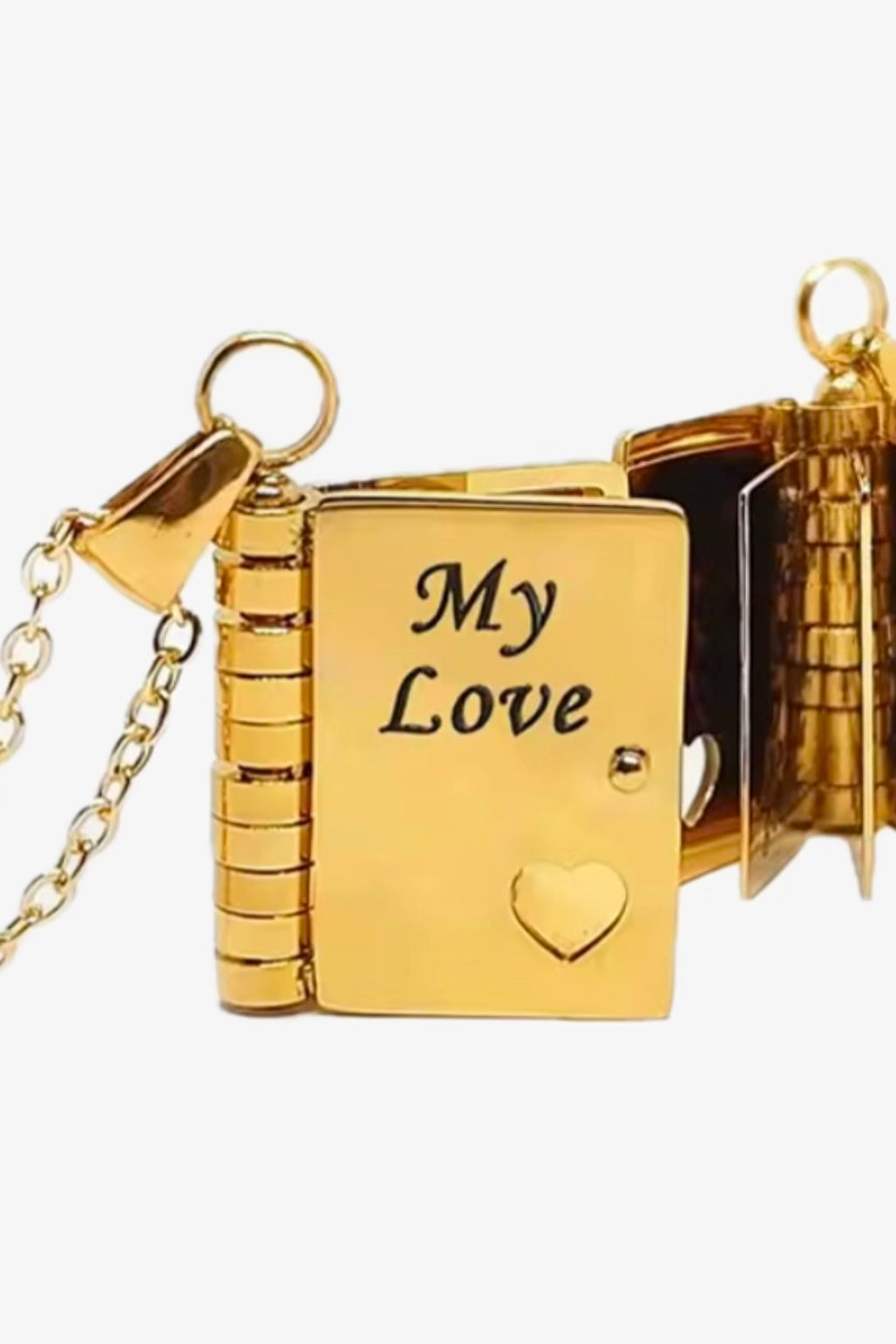 My Love Treasured Book Necklace