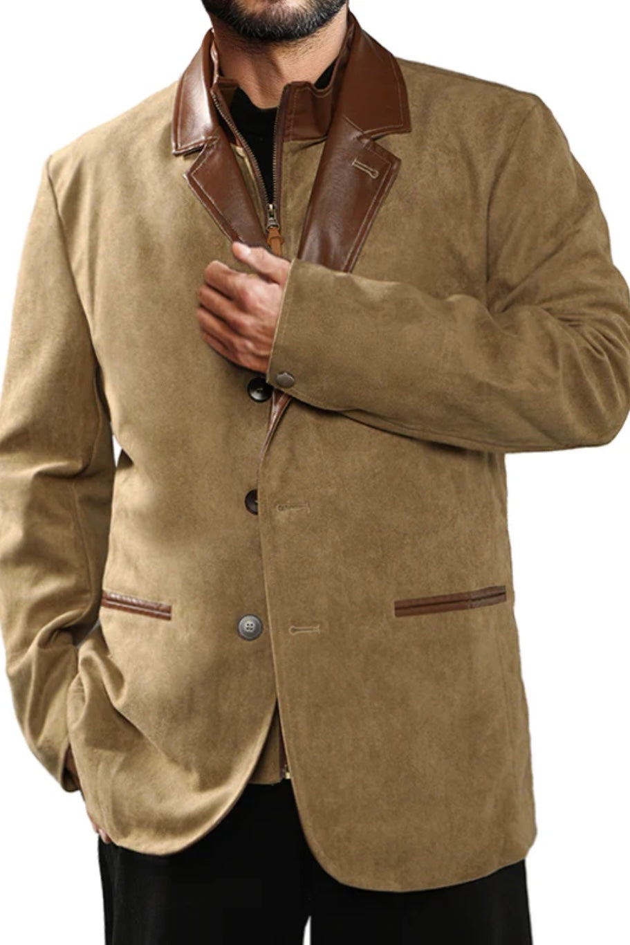 AUTUMN VINTAGE BUCKSKIN JACKET