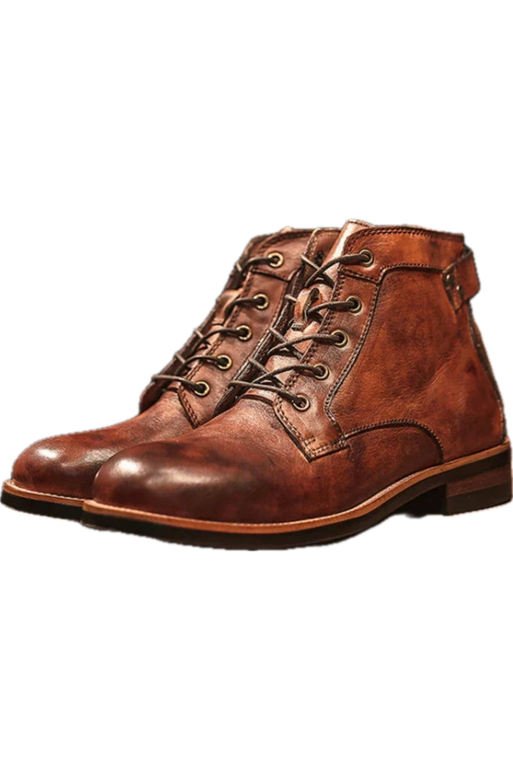 Fanum | Men's Retro Round Toe Boots