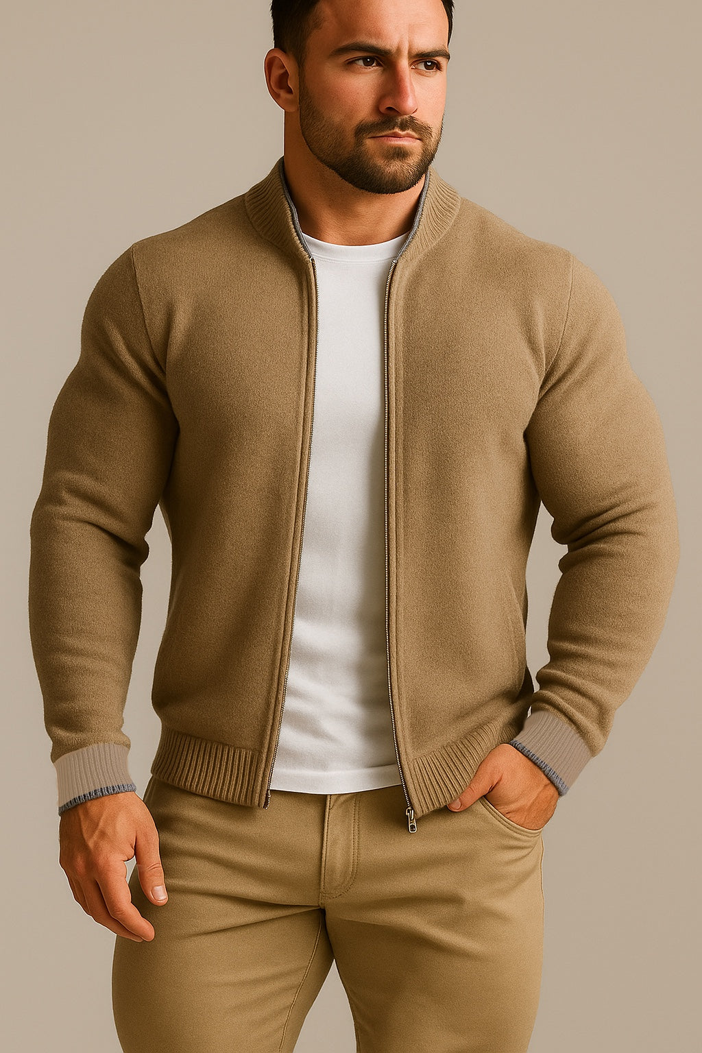 ALESSIO ZIP CARDIGAN 2025-2