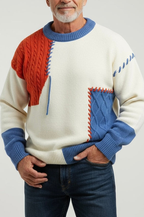 RÉVE | PATCHWORK SWEATER