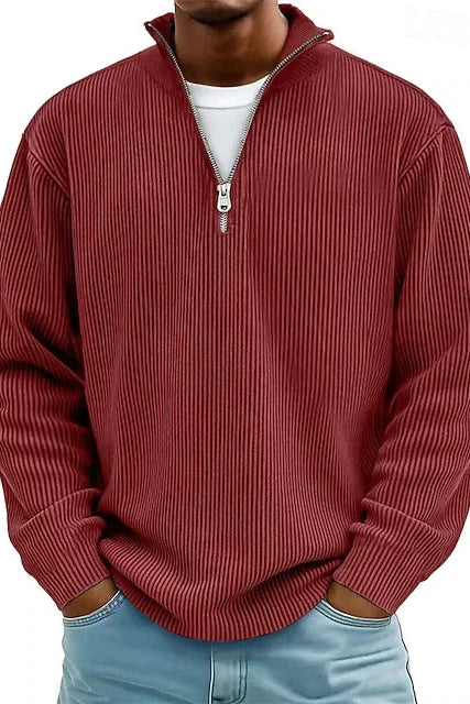 Calix | Trendy Ribbed Zip Sweater 2025-3