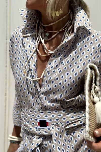 Classic Chic Shirt Dress
