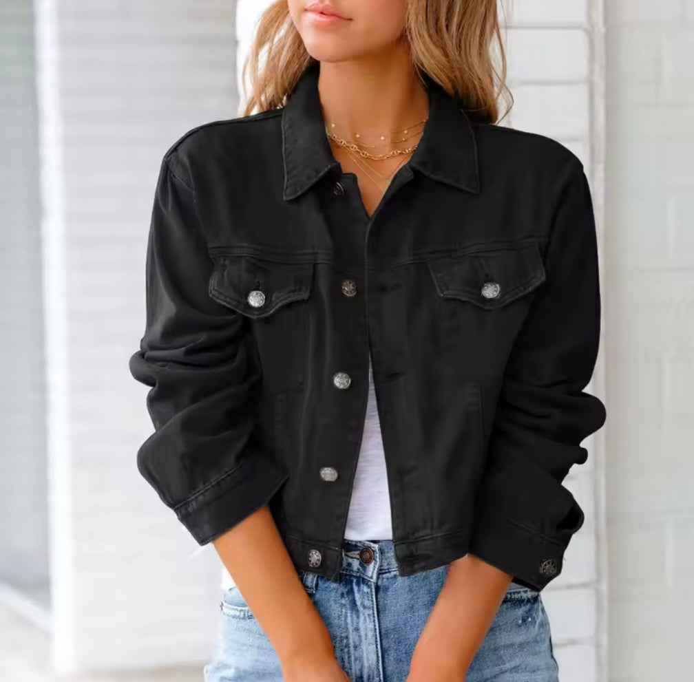 Elise Leroy Petals Denim Jacket